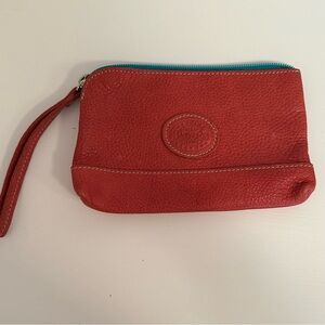 Roots Leather Wristlet